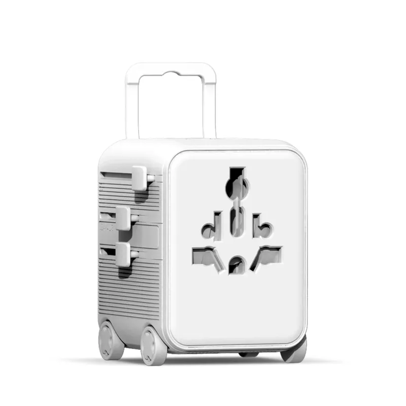 Wózek podróżny Xoopar Luggie GaN z adapterem podróżnym - biały (LT41033-N0001)