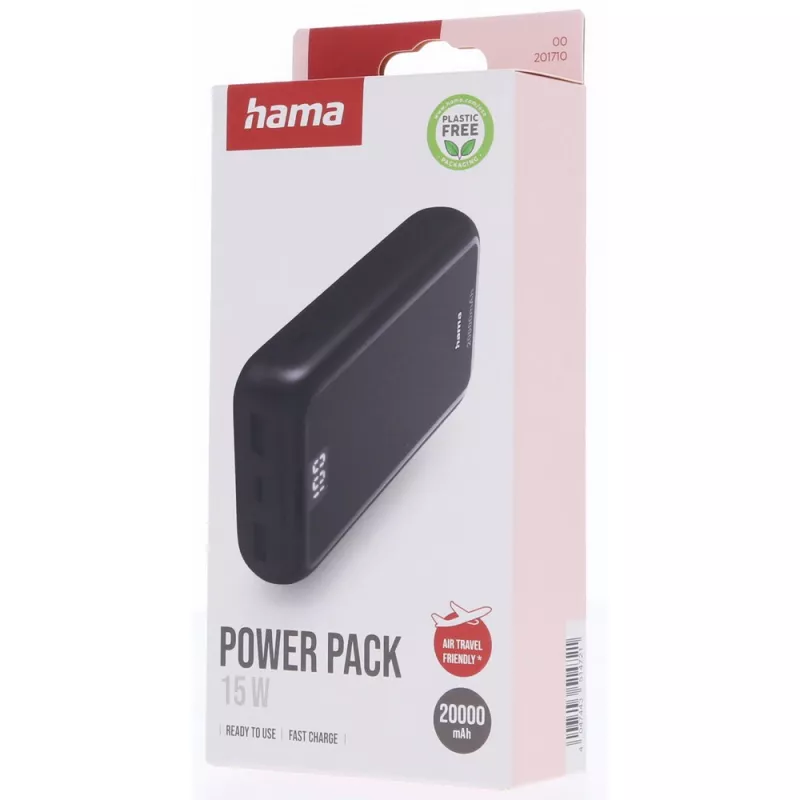 Power bank 20000 mAh Hama Power Pack Performance - czarny (VH026-03)