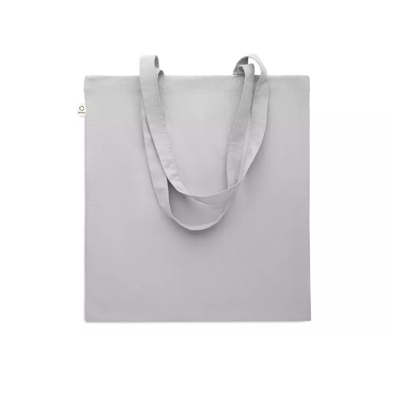 Torba z bawełny z recyklingu 140 g/m² VIVEKA COLOUR - Szary (MO2302-07)