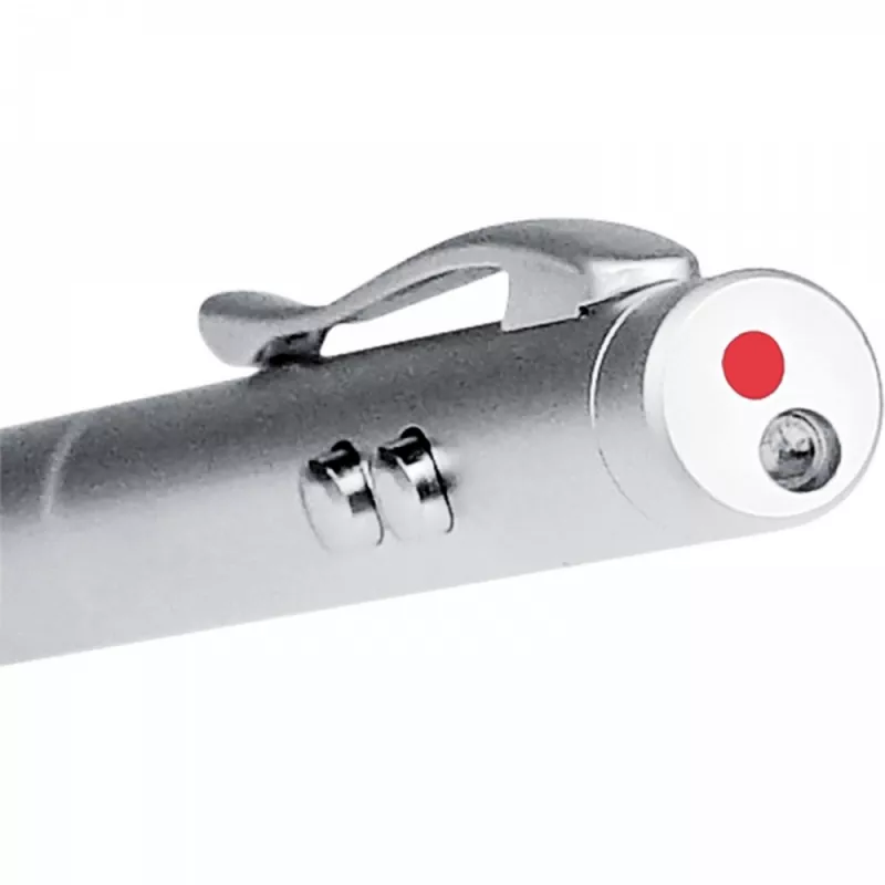 Długopis metalowy ze wskaźnikiem laserowym ELSIE - szary (1531807)