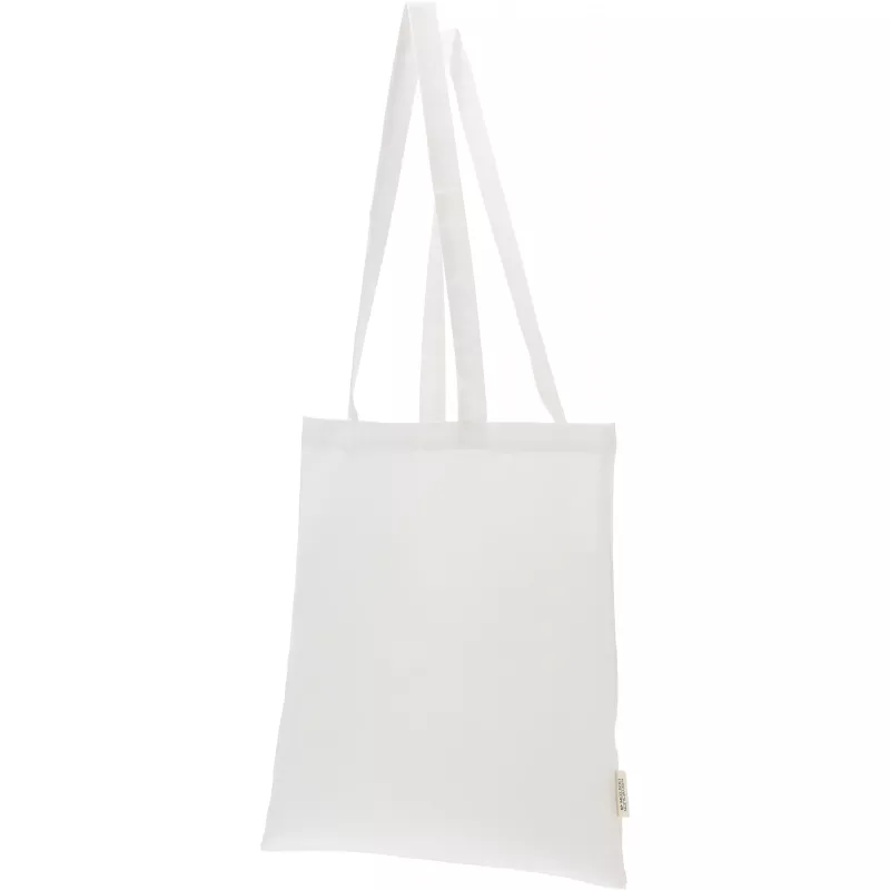 Torba bawełniana z długimi uszami 180g/m2 z materiałów z recyklingu GLEN - biały (6469806)