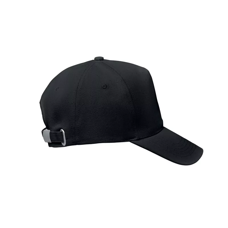Czapka z daszkiem organiczna 250 g/m² BICCA CAP - Czarny (MO6432-03)