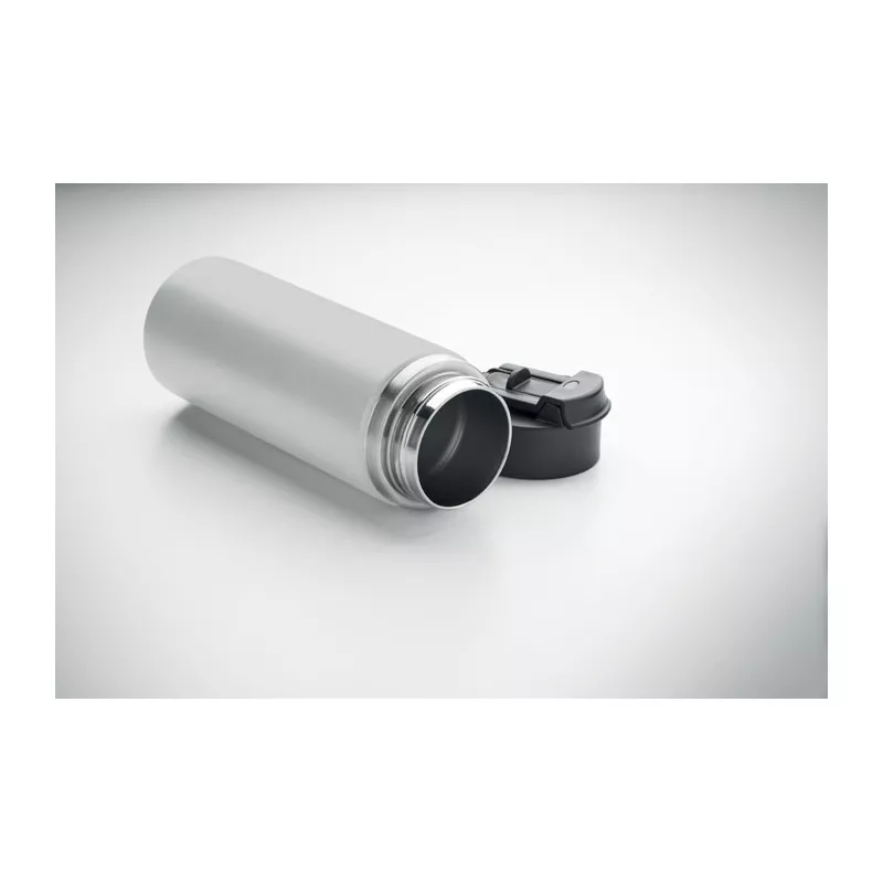 Butelka termiczna ze słomką 500 ml SUMA GRIP - Bialy (MO2775-06)
