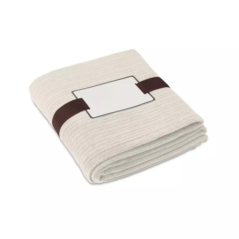Koc polarowy 125x150 cm 240 g/m² CAP CODE - Bezowy (MO7246-13)