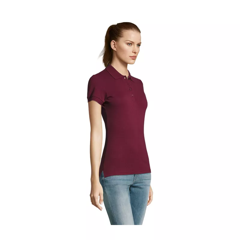 Koszulka polo damska piqué 170 g/m² Sol's PASSION - Burgundy (S11338-BG)