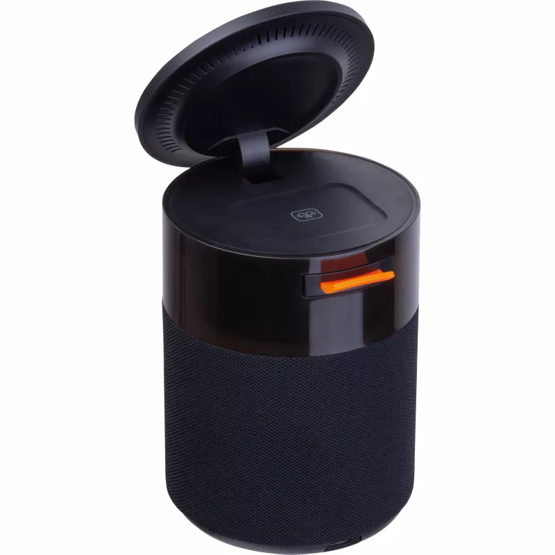 Głośnik bluetooth z ładowarką bezprzewodową Ferraghini RILEY - czarny (F25503)