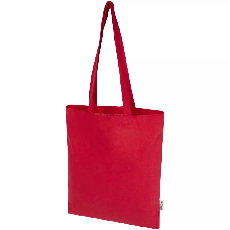 Madras Blend torba na zakupy z bawełny z recyklingu z certyfikatem GRS o gramaturze 140 g/m² i pojemności 7l - Czerwony (12076021)