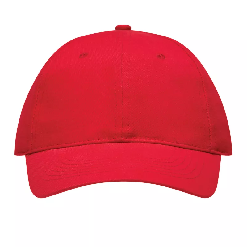 6-panelowa czapka baseballowa - czerwony (56-0702281)
