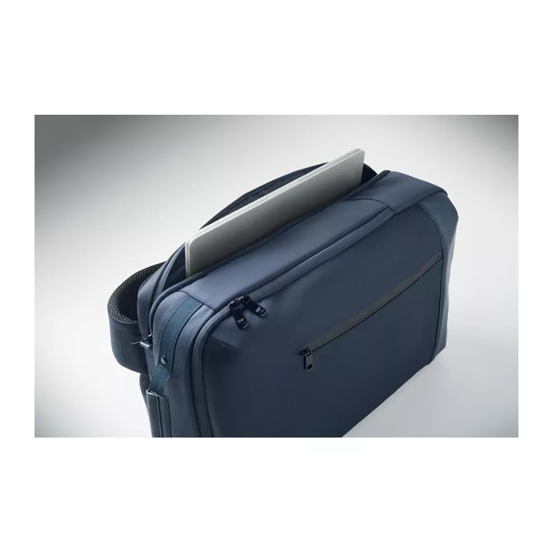 Plecak na laptop 15" z żakardem 15 l BOSTON - Niebieski (MO3226-04)