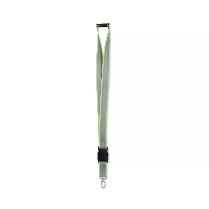 Smycz odblaskowa z RPET z karabińczykiem 25 mm TOSEE - Fluorescencyjny Zólty (MO2825-70)