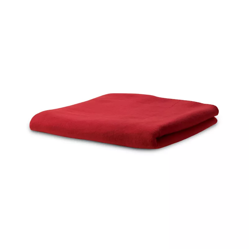 Koc polarowy z rączką 120x150 cm 180 g/m² STAVENGER - Czerwony (MO7245-05)