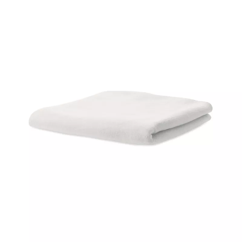 Koc polarowy z rączką 120x150 cm 180 g/m² STAVENGER - Bialy (MO7245-06)