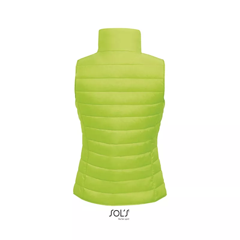 Kamizelka pikowana damska Sol's WAVE WOMEN - Neon Lime (S01437-NL)