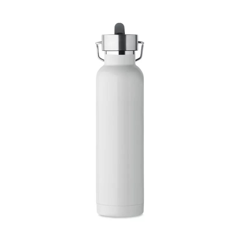 Butelka termiczna ze słomką 660 ml RIFLOW - Bialy (MO2283-06)