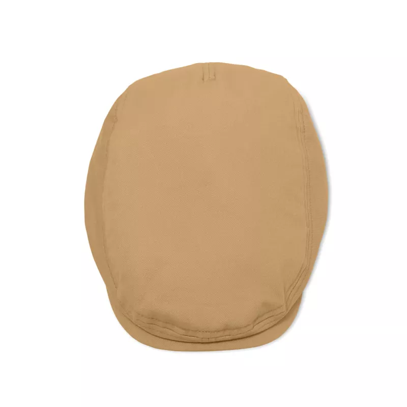 Czapka kaszkiet z bawełny twill 235 g/m² FLAT PEAK - Khaki (MO2850-39)