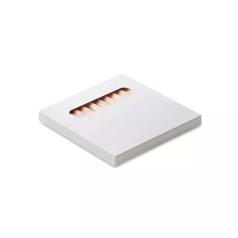 Zestaw do rysowania z 12 kredkami PAINT&RELAX - Bialy (MO8850-06)