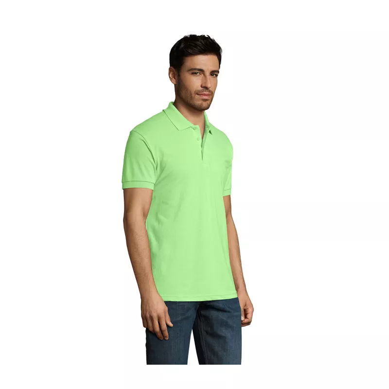 Koszulka polo męska 200 g/m² Sol's PRIME MEN - Apple Green (S00571-AG)