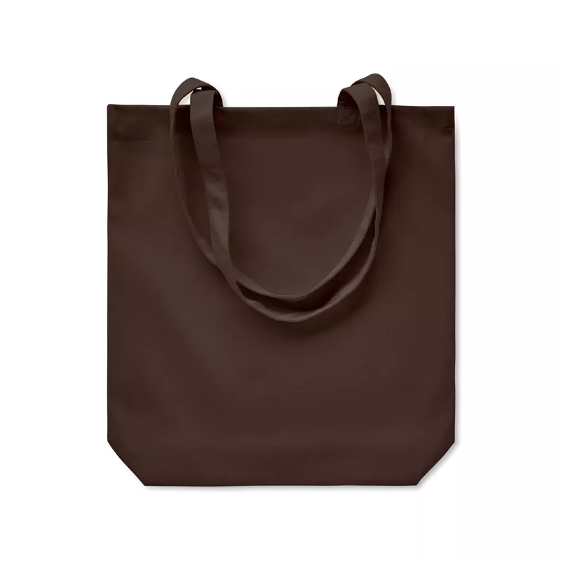 Torba bawełniana na zakupy 270 g/m² RASSA COLOURED - Czekolada (MO6442-41)
