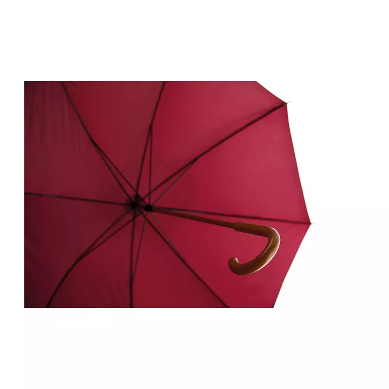 Parasol klasyczny 23" z drewnianym trzonem CALA - Burgund (KC5132-02)