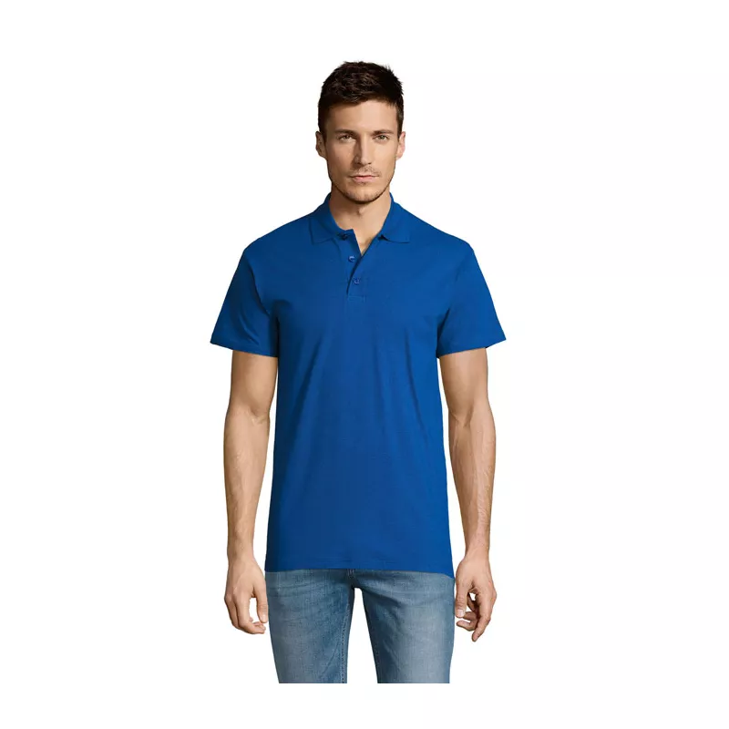 Koszulka polo męska piqué 170 g/m² Sol's SUMMER II - Niebieski (S11342-RB)