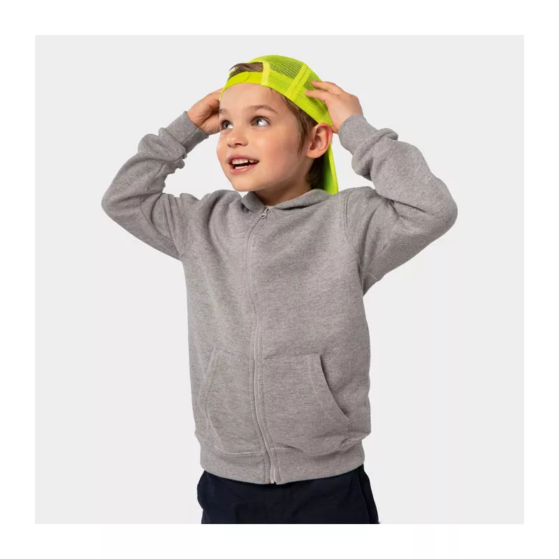 Bluza dziecięca z kapturem 260 g/m² Sol's STONE KIDS - Szary Melanż 2 (S02092-GY)