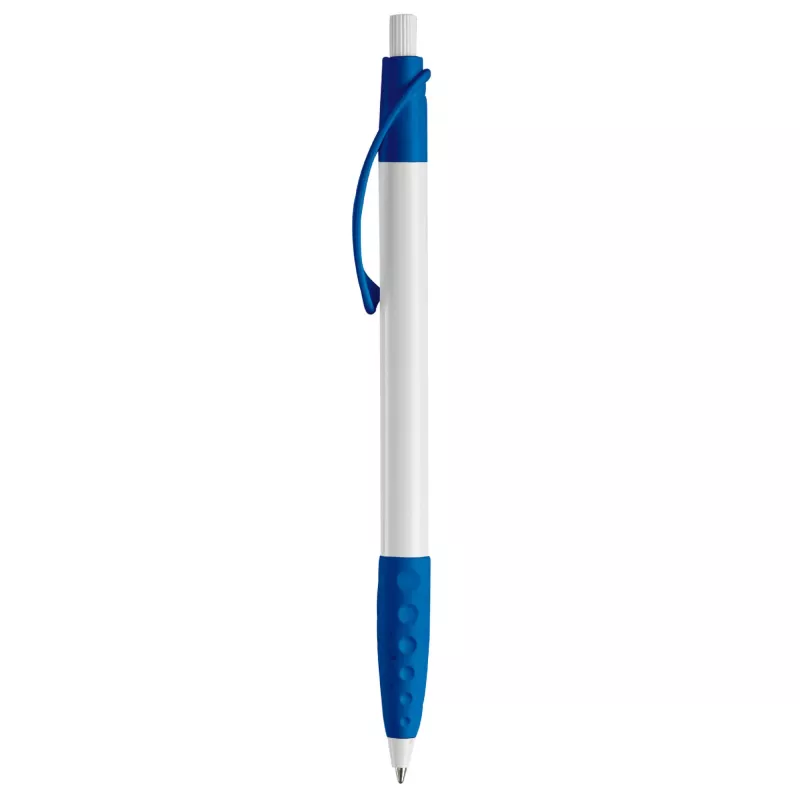 Długopis plastikowy (ABS) Cosmo - biało / królewskoniebieski (LT87622-N0114)