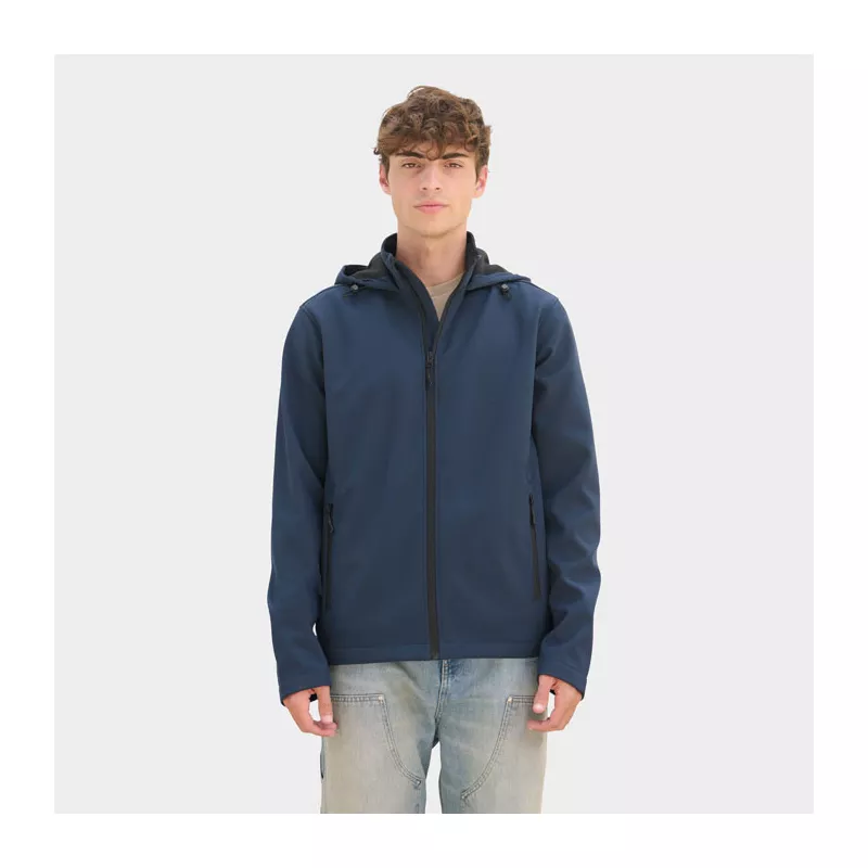 Softshell męski z kapturem Sol's RACE HOODED MEN - French Navy (S04447-FN)