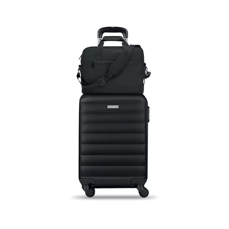 Torba podróżna z RPET z przegrodą na laptop 15" ONBAG - Czarny (MO2373-03)