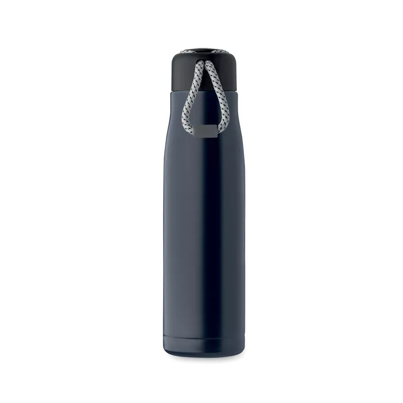 Butelka termiczna z uchwytem sznurkowym 500 ml CORDLE - Francuski Granat (MO2413-85)