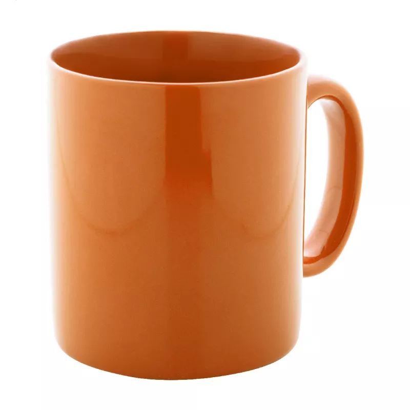 Kolomu kolorowy ceramiczny kubek - pomarańcz (AP800117-03)