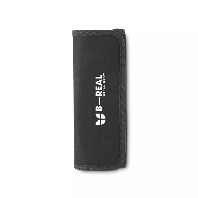 Zestaw narzędzi ogrodowych w etui z filcu RPET GRASS - Czarny (MO2153-03)