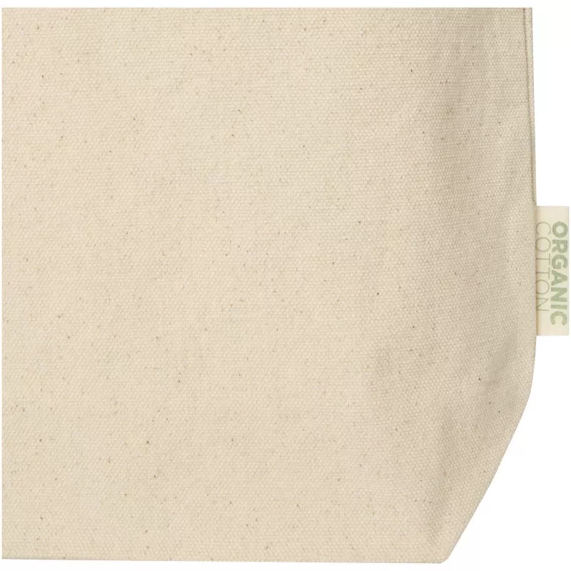 Odisha organiczna torba na zakupy z certyfikatem OCS o gramaturze 270 g/m², 10 l  - Piasek pustyni (12078606)
