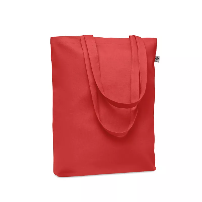 Torba płócienna z bawełny organicznej 270 g/m² COCO - Czerwony (MO6713-05)