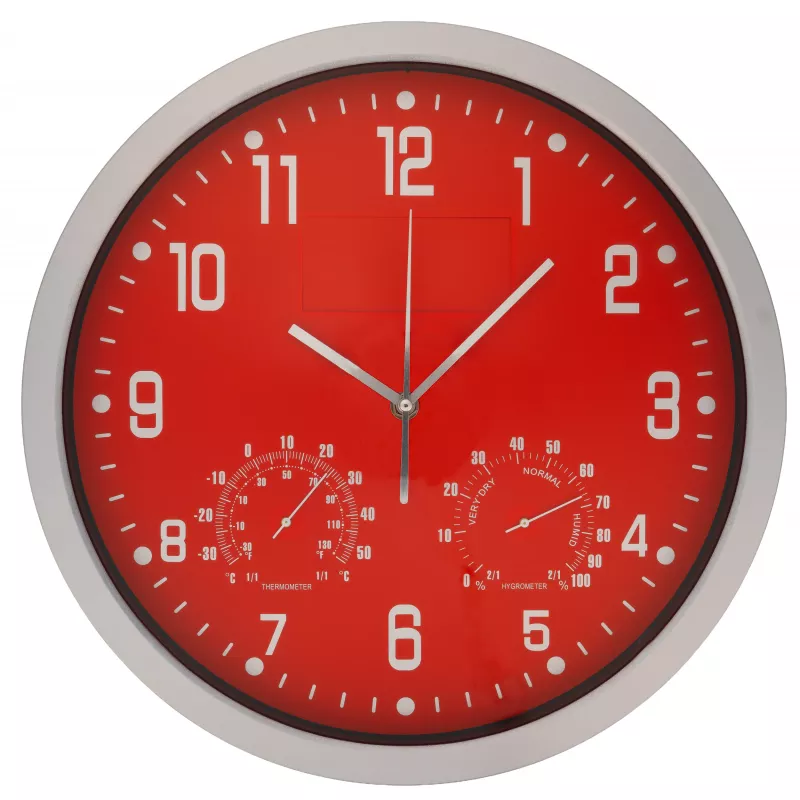 Zegar ścienny CrisMa MALCOLM - czerwony (4123805)