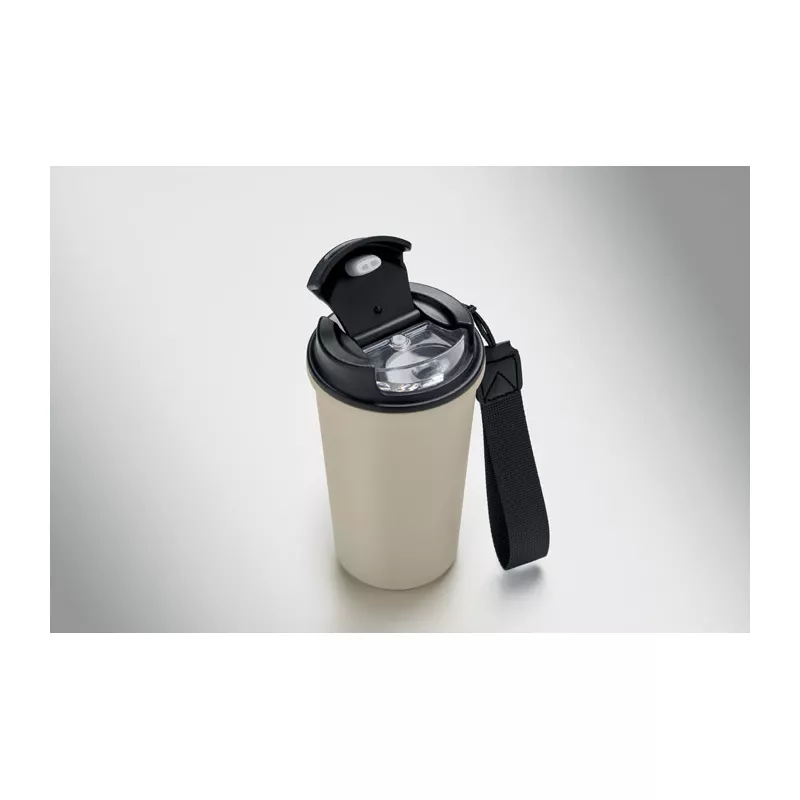 Kubek termiczny z ceramiczną wyściółką 400 ml NAKANO - Bezowy (MO3156-13)