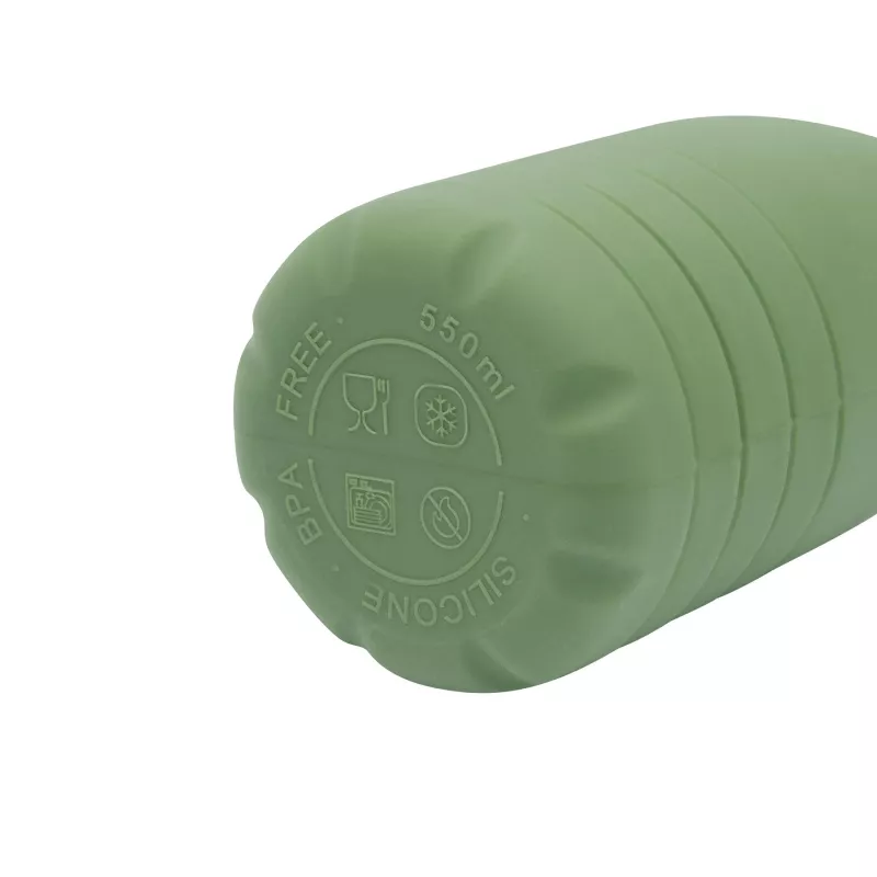 Składana butelka do picia 550 ml BIG GETS SMALL - oliwkowa zieleń (56-0603192)