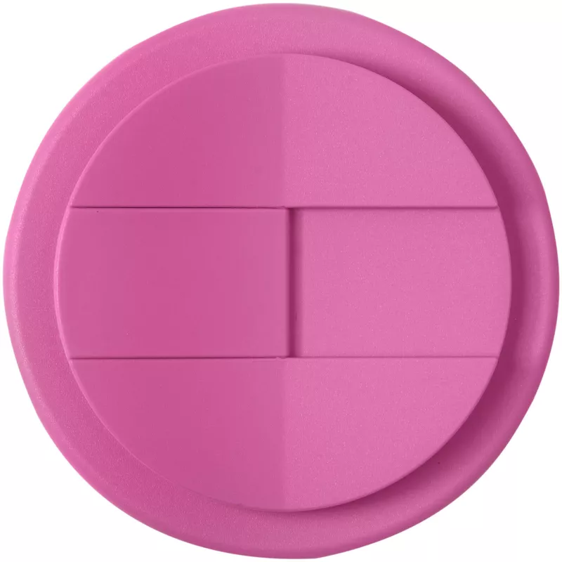 Americano® 350 ml tumbler with spill-proof lid - Biały-Różowy (21069510)