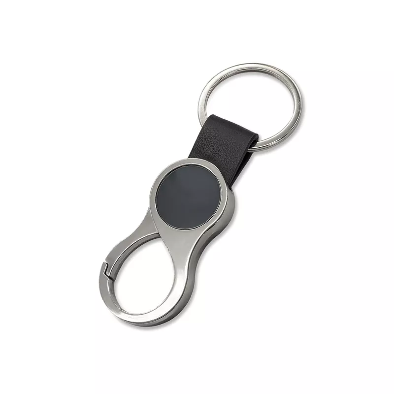 Brelok z karabińczykiem Lenard - czarny (R73318.02)