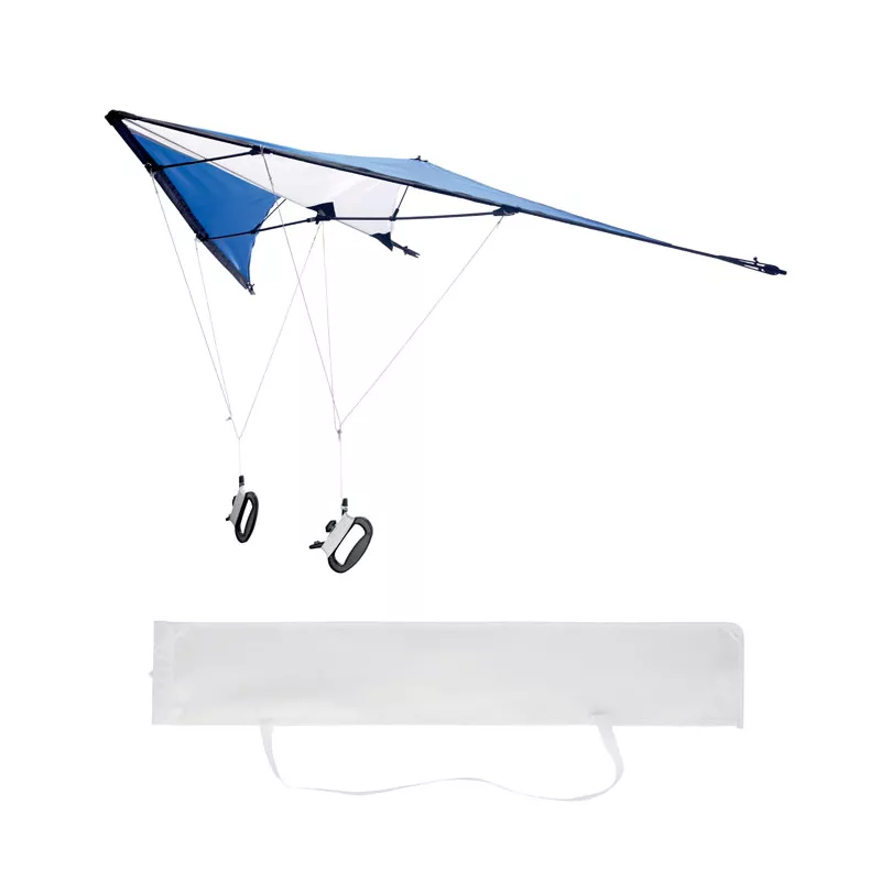 Latawiec delta z poliestru ripstop FLY AWAY - Niebieski (MO6233-37)
