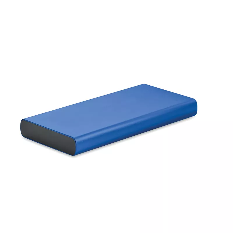 Powerbank 10 000 mAh aluminiowy POWERFLAT 10C - Niebieski (MO6770-37)