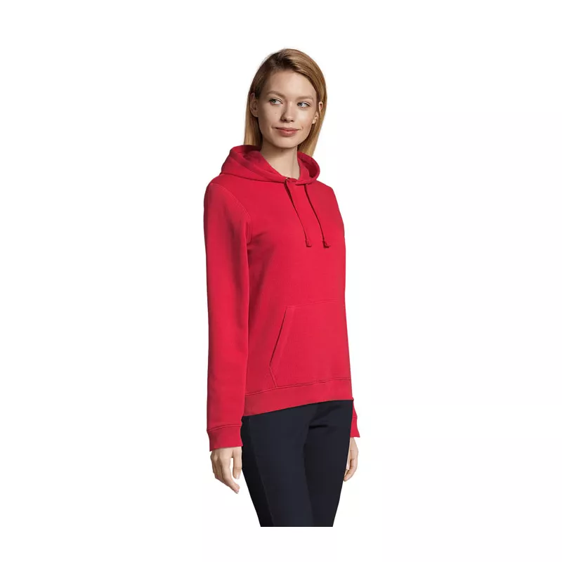 Bluza damska z kapturem 280 g/m² Sol's SPENCER WOMEN - Czerwony (S03103-RD)