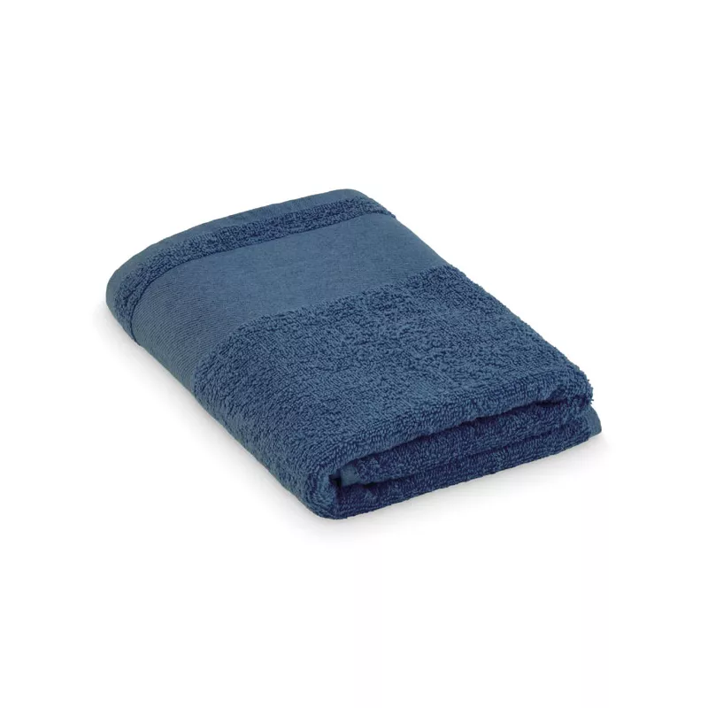 Ręcznik do rąk bawełniany 380 g/m² 50x100 cm ISLAND 50 - Niebieski (MO2765-04)