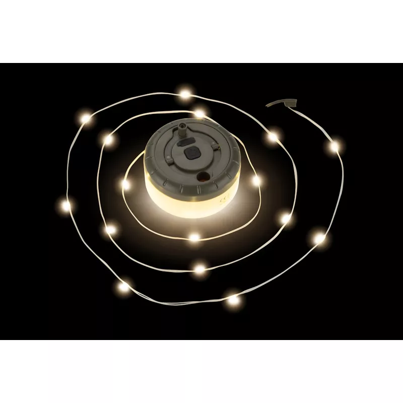 Lampka campingowa 2 w 1 VIBER - zielony butelkowy (29215-18)