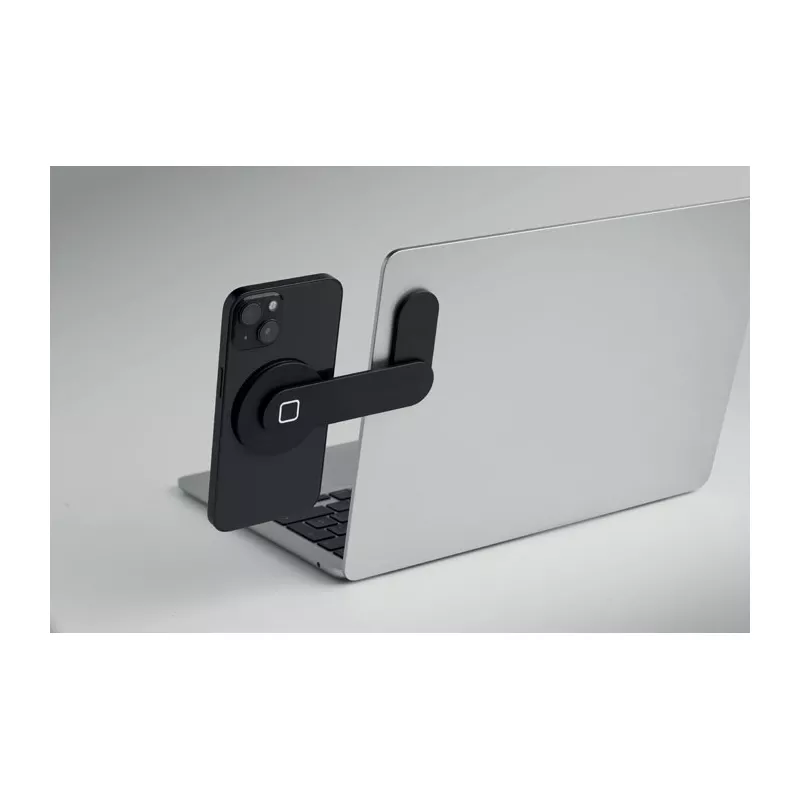 Magnetyczny uchwyt na telefon z aluminium SCREENTACH - Czarny (MO3160-03)