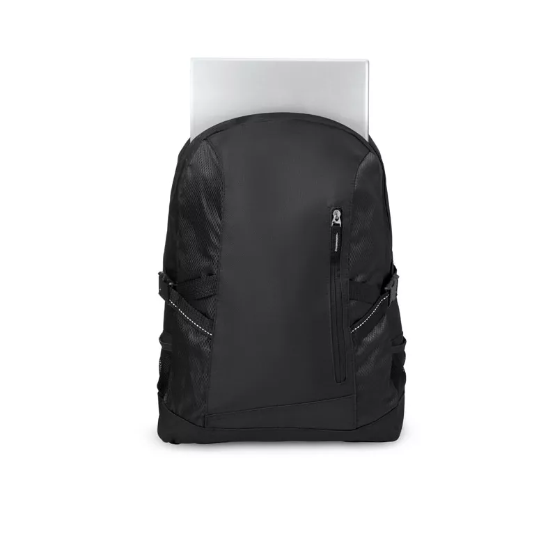 Plecak na laptopa 15" z poliestru 600D TECNOTREK - Czarny (MO9096-03)