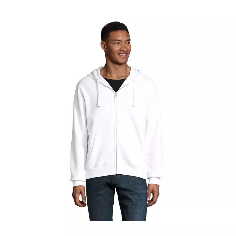 Bluza męska rozpinana 280 g/m² Sol's SPIKE MEN - Bialy (S03105-WH)