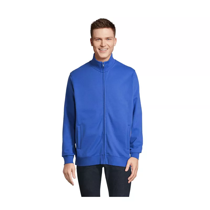 Bluza unisex rozpinana z kieszeniami Sol's COOPER - Niebieski (S04240-RB)