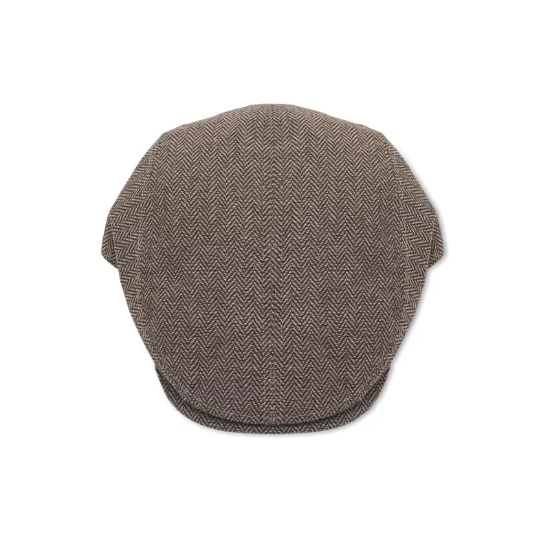 Czapka kaszkiet melanżowa 335 g/m² BLIND PEAK - Khaki (MO2966-39)