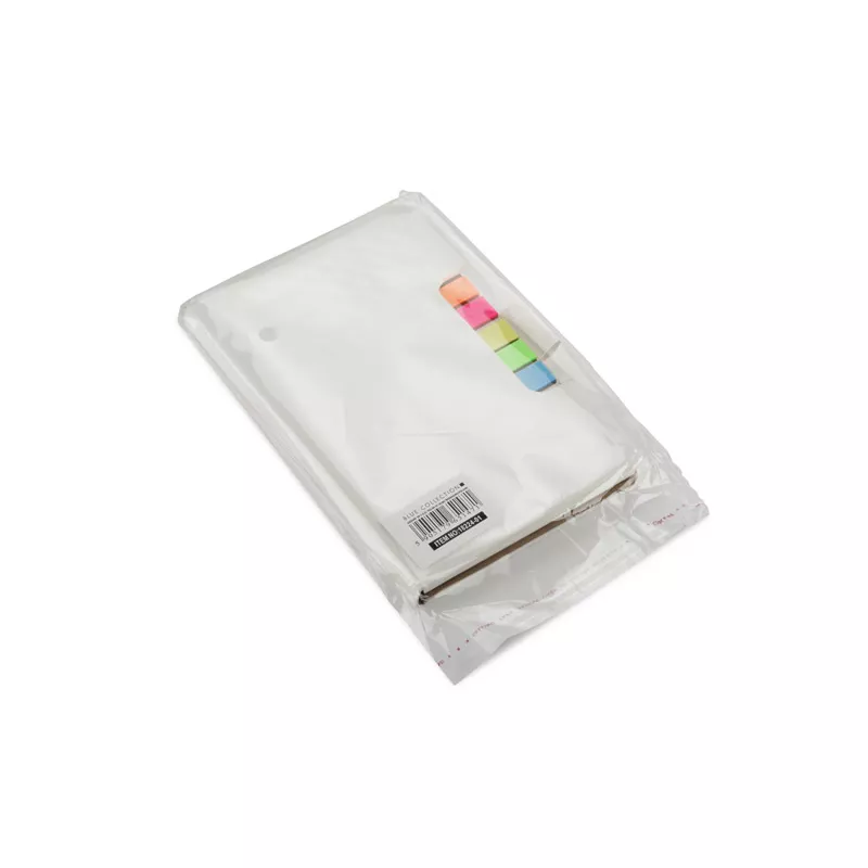 Notes z karteczkami samoprzylepnymi STIKLO A6 - biały (18224-01)