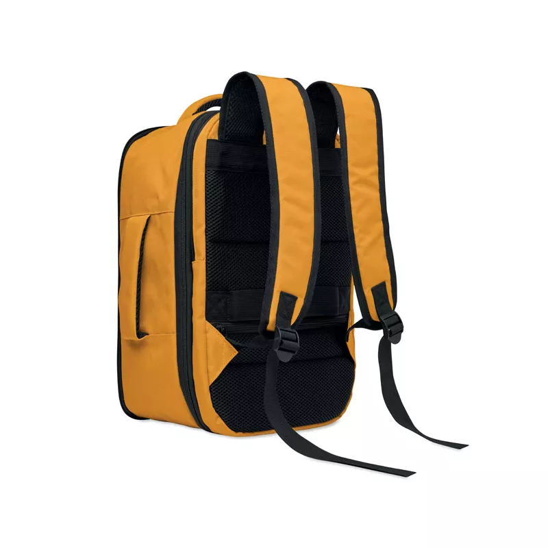 Plecak kabinowy z RPET na laptop 15" FLYSAFE - Ochre (MO2840-78)